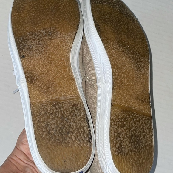 Keds Beige or Khaki Canvas Shoes Lace Up Sneakers Women's Size 8.5 #WF34300M - Picture 7 of 7
